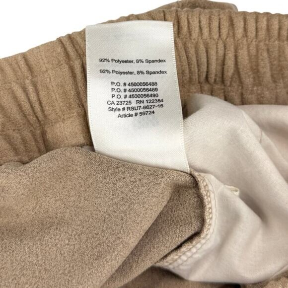 WILFRED FREE Aritzia Suede Tank Shorts Sz XS - Picture 4 of 5